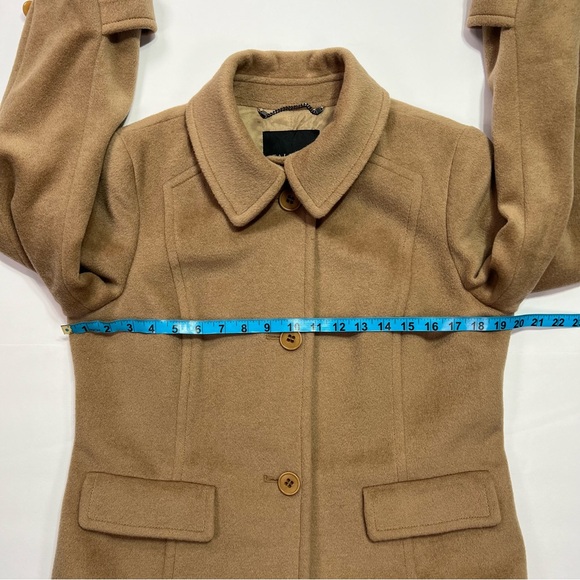 Talbots Wool/Angora Blend Coat - tan, size 10P - Picture 6 of 9